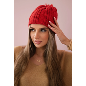 Kesi Cap with fleece Idalia K284 red