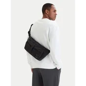 Torbica za okrog pasu? Calvin Klein Utility Emblem Sling Waistbag LV04D3341G Črna