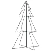 Vidaxl Novoletna jelka iz 160 LED lučk notranje/zunanja 78x120 cm