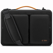 slomart Torba Tech-Protect Defender za prenosnik 13-14 - črno-oranžna