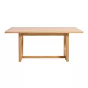 Raztegljiva jedilna miza v hrastovem dekorju 95x180 cm Flow – Unique Furniture