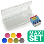 Set plastičnih kartuš in 7 akvarelnih barv KREUL