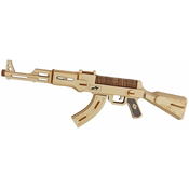 Woodcraft Drvena 3D puzzle AK47 puškomitraljez