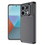 Techsuit – Ovitek CarbonFiber za Xiaomi Redmi Note 13 5G – črn