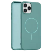Velvet Touch MagSafe maska za iPhone 11 Pro Max - Tirkizna