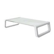 Trust 25351 nosač i stalak za monitore Prozirno, Bijelo Stolni