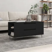 Stolic za kavu crni 102 x 44,5 x 50 cm od konstruiranog drva