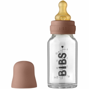 BIBS Baby Bottle steklena steklenička 110ml (Woodchuck)