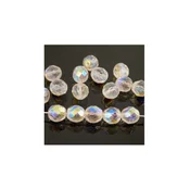 ceške perle polirane 6 mm kristal AB