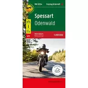 Spessart, Motorradkarte 1:200.000, freytag & berndt