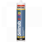 SILIKON SOUDAL SILIRUB SILIKONSKI KIT NEVTRAL SANITARNI - RAL 7016 ANTRACIT + 300 ML