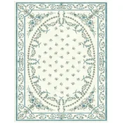 Casa Padrino Luxury Baroque Living Room Carpet Cream/Green/Gold - Various Sizes