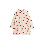 Otroška žametna obleka Mini Rodini Hearts