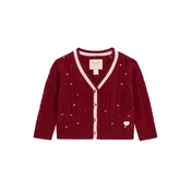 Guess Pletena jopica A6BR01 Z1312 Bordo rdeča Regular Fit