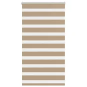 Zebra zavjesa Pješcano smeda 70x100 cm Širina tkanine 65,9 cm Poliester
