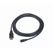 CC-HDMID-6 Gembird HDMI male to micro D-male black kabl 1.8m