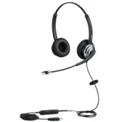 WELL Mairdi MRD-805D USB, slušalke z dvema ušesoma (USB z nadzorom glasnosti)