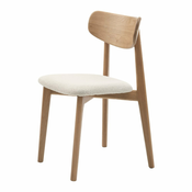 Kremno bel/naraven jedilni stol Elim – Unique Furniture