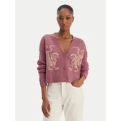 RVCA Pletena jopica EVJSW03002 Vijolična Relaxed Fit