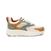 Refresh za ženske. 17285303-BEIGE Superge 172853 večbarvne (37), Ravna stran, Čipke, Priložnostno, Večbarvni