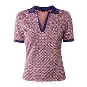 MEXX Majica temno liila/losos/off-bela