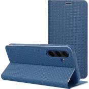 Puzdro Luna Book Carbon Xiaomi 14T - modré