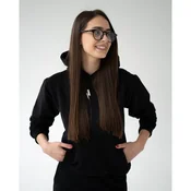 Innovation X Ženski duks sa kapuljacom - crni