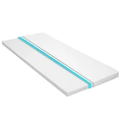 Vidaxl Nadvzmetnica 100x200 cm hladna pena jajčast profil 6 cm