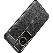 Silikonski ovitek RanTuo za Huawei P60 Pro – črna