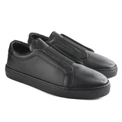 Mona Footwear Muške kožne patike, Crne