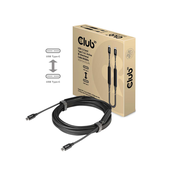 Club 3D USB-C Kabel, bidirektional, USB 3.1 (10 Gbit/s), 60 W Power Delivery - 5 m CAC-1535