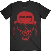Megadeth Vic Hi-Contrast Red Black M Majica