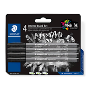 Staedtler flomastri Multi Ink Pigment Arts, 4/1, črn
