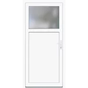 Stranska vhodna vrata K301-88 bela 88 cm x 198 cm desno odpiranje