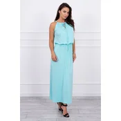 Boho dress with mint