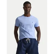 Polo Ralph Lauren Majica 710671438020 Modra Slim Fit