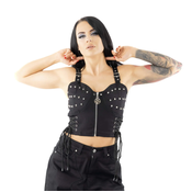 TOP ženska - KAHLO - HEARTLESS - T-KALO-B-1
