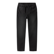 TWO SOON Kavbojke črn denim