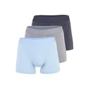JACK & JONES Bokserice JACGOBS mornarsko plava / svijetloplava / siva