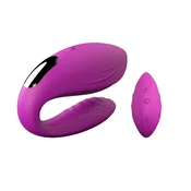 Parni vibrator sa daljinskim (MELO) ROZE
