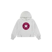 CONVERSE Majica pegasto siva/jagoda/bela