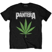 Pantera Whiskey n Weed Black L Majica