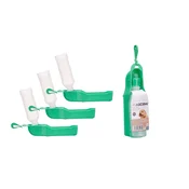 Putna boca sa zdjelicom za pse 250 ml ANIMAL, zelena
