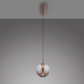LED-visoka svetilka PURE Infinity, bronasta/jantarna, O 18 cm, CCT - Dnevna soba/jedilnica - bronasta, jantar - Steklo