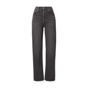 LEVIS  Kavbojke RIBCAGE FULL LENGTH črn denim