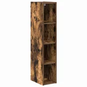 Vidaxl Viseča omarica Dimljeni oreh 20 x 29,5 x 100 cm Konstruiran les