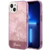 Guess Etui Guess Jungle Collection za iPhone 14 Plus - roza
