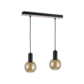 Luster na sajli JANTAR WOOD 2xE27/60W/230V