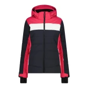 CMP WOMAN JACKET ZIP HOOD, ženska smučarska jakna, siva 35W0216