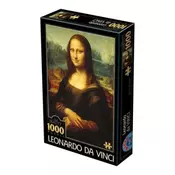 Puzzle D-Toys od 1000 dijelova – Mona Lisa, Leonardo da Vinci